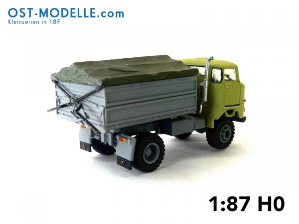 IFA W50LA ND 2-Seitenkipper geschlossener Plane